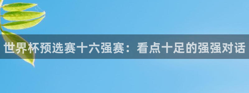 世界杯2026赛程表：世界杯预选赛十六强赛：看点十足的强强对话